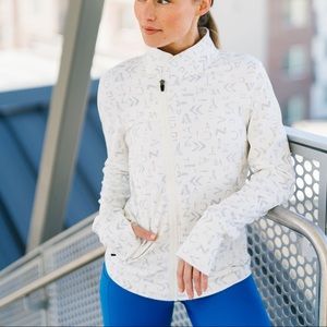 White ZYIA Form Zipper Jacket